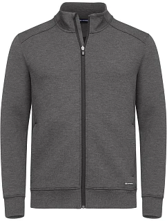 Cutter & Buck Pemberton Cardigan Full Zip Men Pánsky kardigán 68.8426 antracitová melírovaná farba