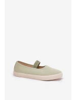 Damskie Trampki Big Star NN274604 Jasnozielone