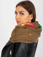 Tunelový šál AT KM TS06.32P tmavo lila