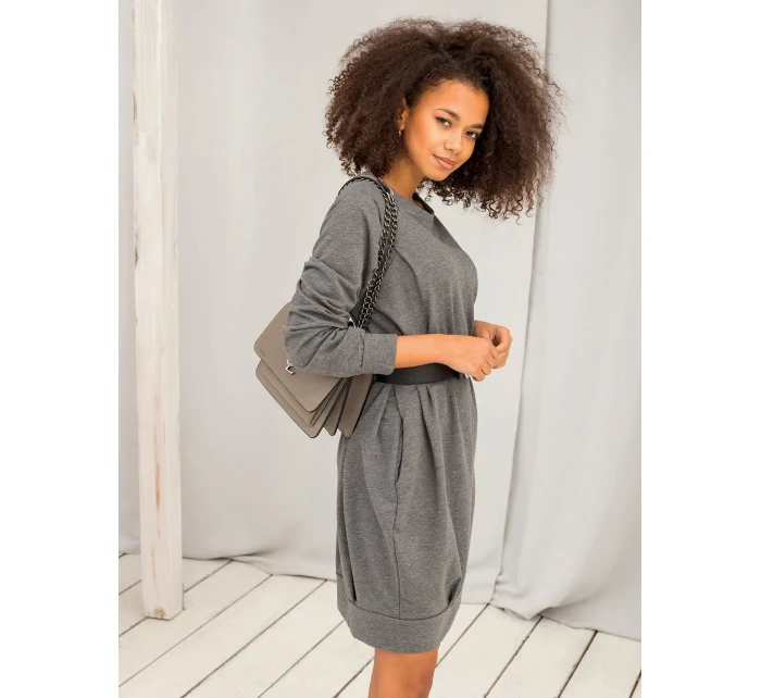 Šaty RV TU 5184.93P tmavo šedá