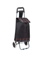 NÁKUPNÝ VOZÍK NA KOLIESKACH S RÁMOM 31L ČIERNY NÁKUPNÝ VOZÍK NA KOLIESKACH S RÁMOM 31L ČIERNY