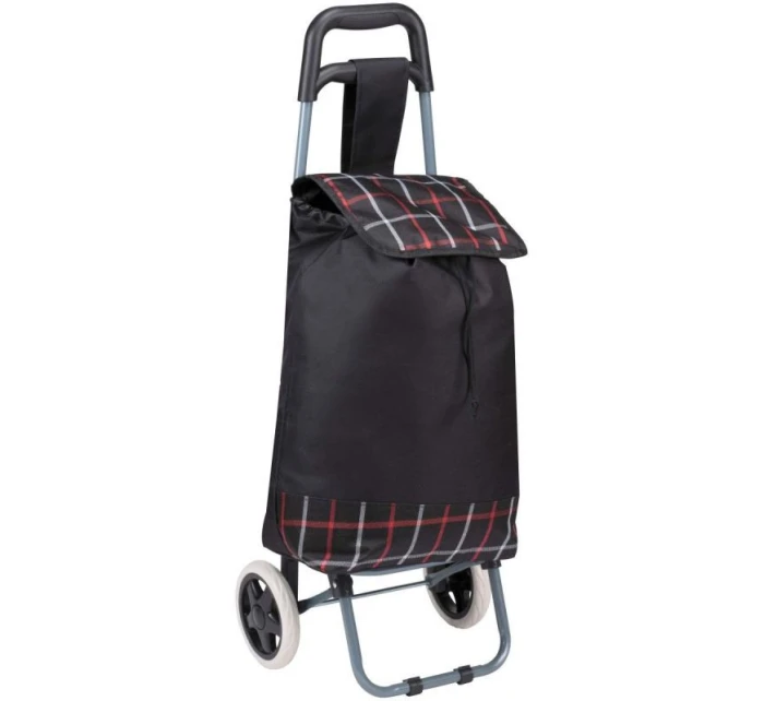 NÁKUPNÝ VOZÍK NA KOLIESKACH S RÁMOM 31L ČIERNY NÁKUPNÝ VOZÍK NA KOLIESKACH S RÁMOM 31L ČIERNY