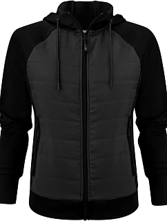 James Harvest Keyport Jacket Women Dámska hybridná bunda „Two-Tone“ 62.2044 čierna