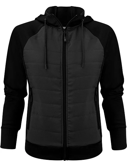 James Harvest Keyport Jacket Women Dámska hybridná bunda „Two-Tone“ 62.2044 čierna