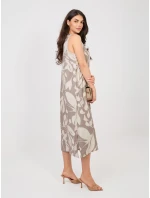 Šaty D60105M30471A tmavo lila