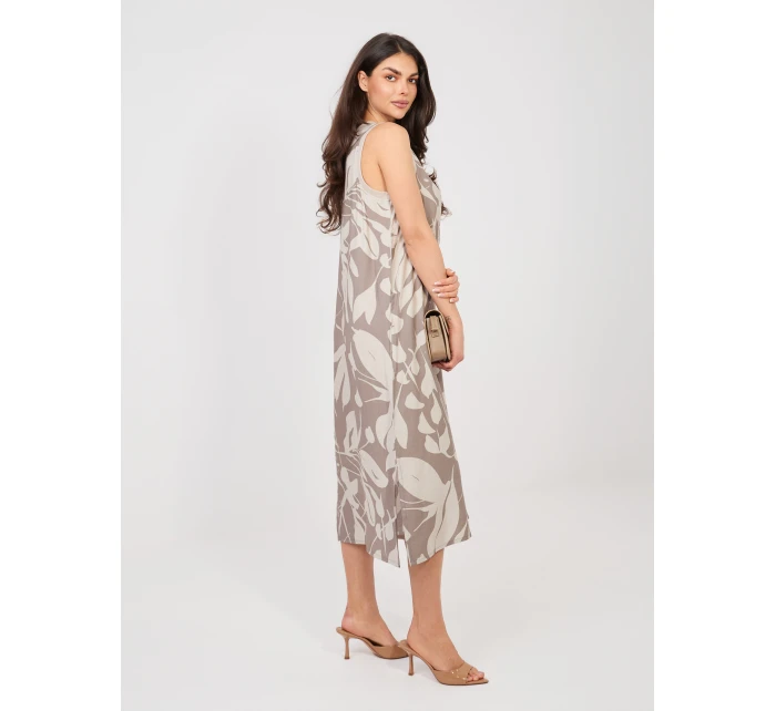 Šaty D60105M30471A tmavo lila