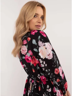 Šaty DHJ SK 19861 4.28 čierno-červené