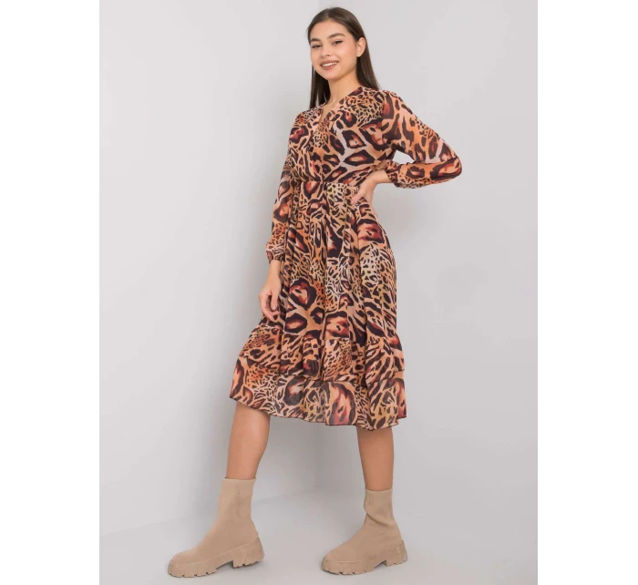 Šaty EM SK  světle hnědá model 16162016 - FPrice