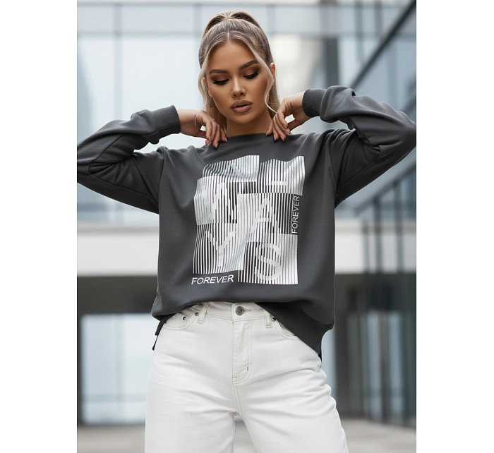 Dámská mikina graphite Dstreet model 21975409 - FashionStreet