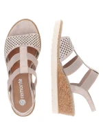 Pohodlné sandály na podpatku Remonte W model 19730112 rose gold - Rieker