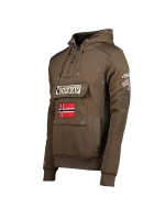 Geographic Norway Gymclass DB 054 M WW2487H/GN-Brown Mikina Geographic Norway Gymclass DB 054 M WW2487H/GN-Brown Mikina
