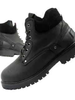 Wrangler Yuma pánske sobolie topánky elegantné kožené čierne