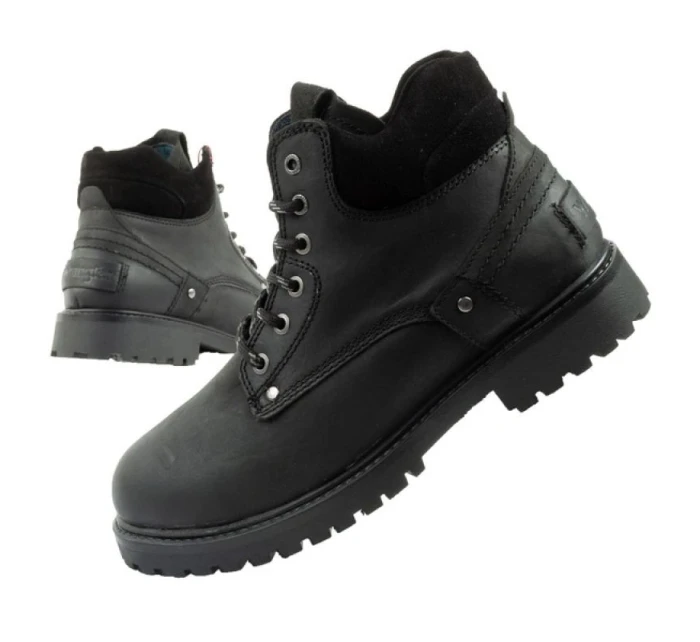 pánské boty boots smart leather black model 21420794 - Wrangler
