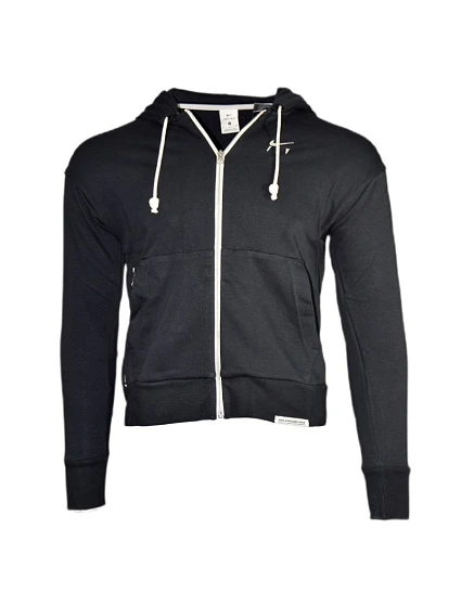 Dámska mikina s kapucňou Nike Standard Issue Full-Zip Black/Pale Ivory - CU3793-010