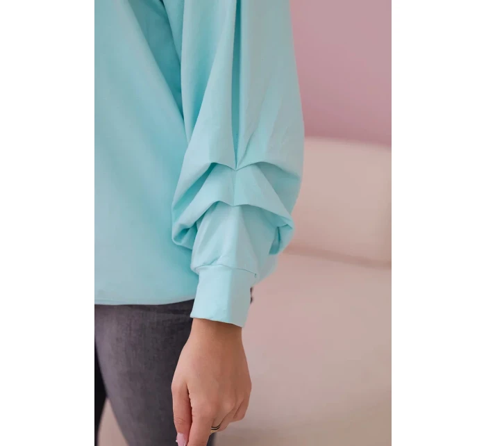 Bavlnená blúzka s mätou