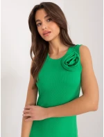 Sukienka DHJ SK model 19760182 zielony - FPrice Sukienka DHJ SK model 19760182 zielony - FPrice