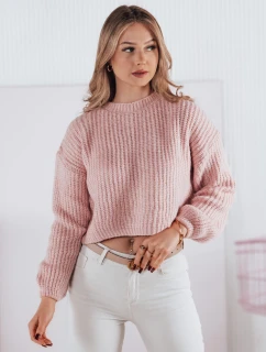 Dámsky oversize sveter BILLIS pink FashionStreet MY2283