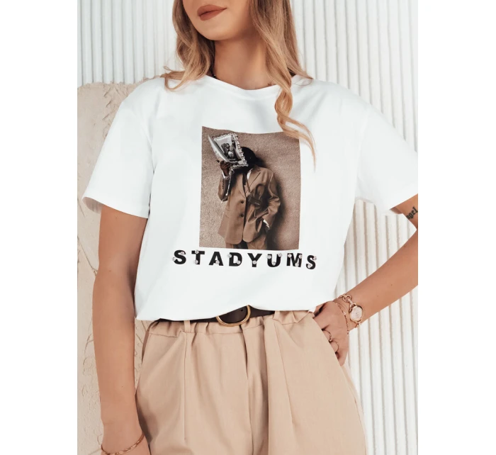 CARSTI dámske tričko biele FashionStreet RY2404