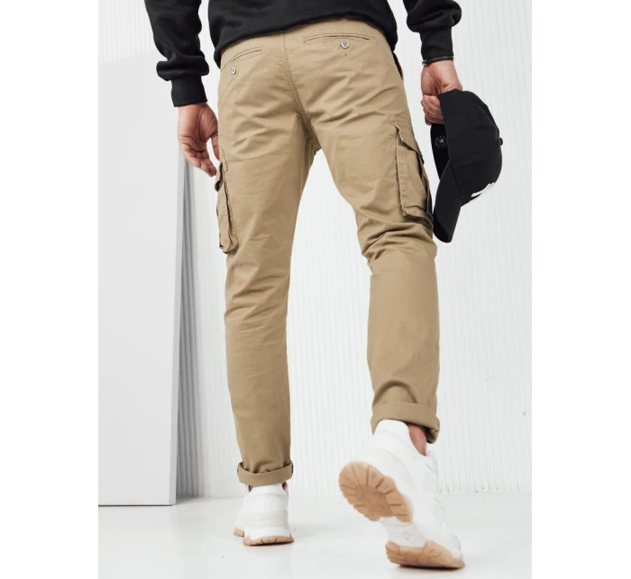 Pánske bojové nohavice béžové FashionStreet UX4254