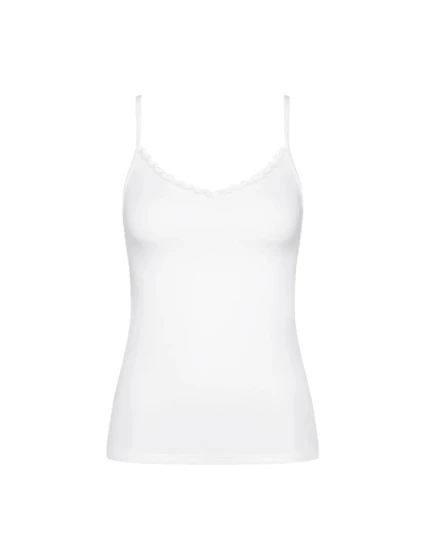 Feel Of Cotton Spaghetti Top - WHITE - TRIUMPH WHITE - TRIUMPH