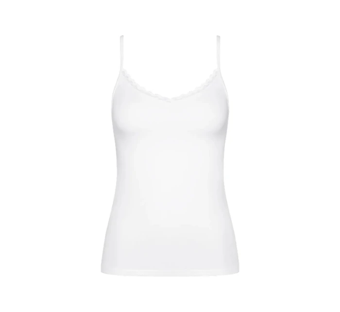 Feel Of Cotton Spaghetti Top - WHITE - TRIUMPH WHITE - TRIUMPH