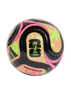 Adidas Svetový pohár 26 Trionda Club futbalová lopta black-pink-green JD8053