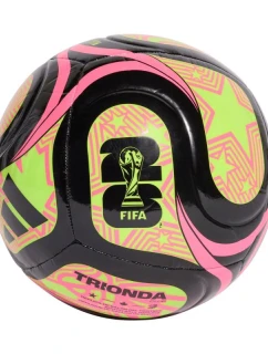 Adidas Svetový pohár 26 Trionda Club futbalová lopta black-pink-green JD8053