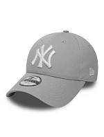 Detská čiapka s kšiltom New Era 9FORTY MLB NY New York Yankees Essential Grey – 10879075