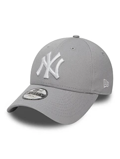 Detská čiapka s kšiltom New Era 9FORTY MLB NY New York Yankees Essential Grey – 10879075