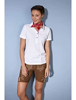 JN 715 Dámské piqué polo v  stylu  white model 22488652 - Daiber