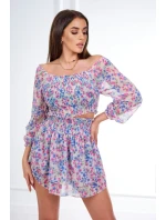 Béžová květinová sada