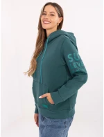 Mikina D10600BI02690A7NO morská farba