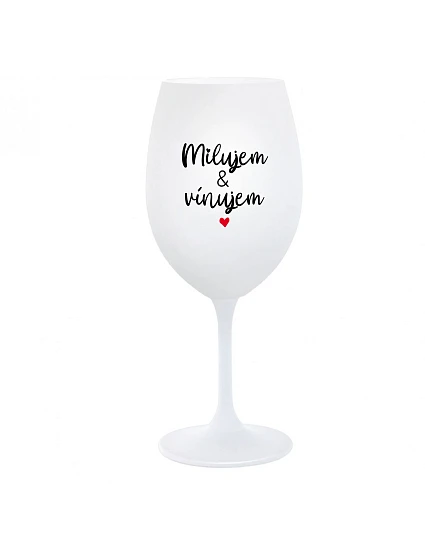 I LOVE & I WINE - pohár na biele víno 350 ml