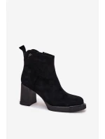 Topánky na podpätku model 217801 Krok vo veľkom štýle