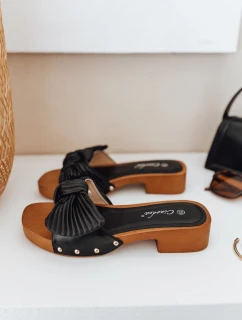 Dámske žabky CHICWOOD black FashionStreet ZY0990