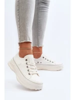 Dámské tenisky na masivní podrážce Big Star model 21653744 Bílé - Big Star Shoes