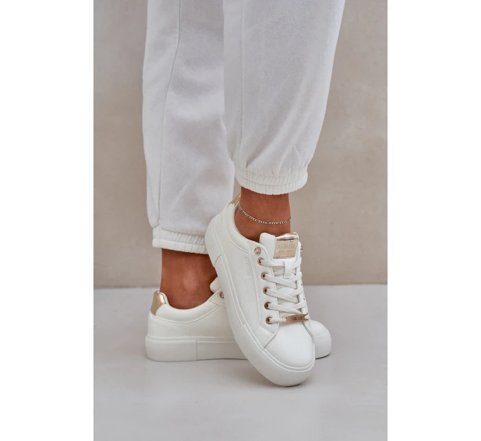 Dámské tenisky Big Star model 21683863 Bílé - Big Star Shoes Dámské tenisky Big Star model 21683863 Bílé - Big Star Shoes