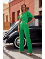 M670 Kombinéza s volánikmi - zelená