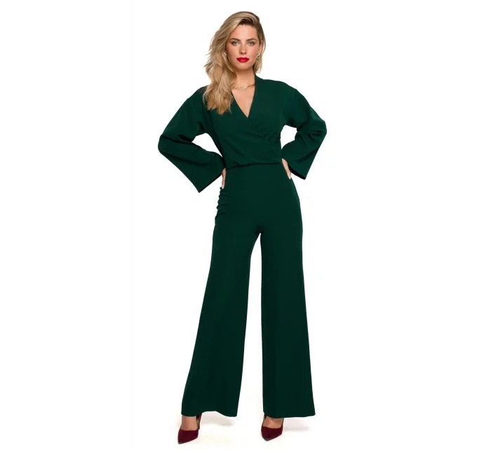 Dámský overal model 18580901 tm. zelená - Makover