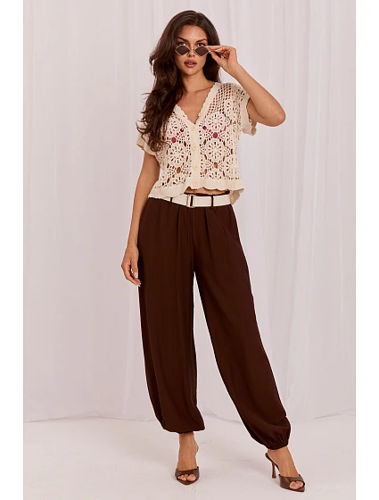 Dámske nohavice, model 229382 Rue Paris Dámske nohavice, model 229382 Rue Paris