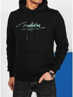 Pánská mikina s kapucí černá Dstreet model 21976060 - FashionStreet Pánská mikina s kapucí černá Dstreet model 21976060 - FashionStreet