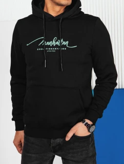 Pánská mikina s kapucí černá Dstreet model 21976060 - FashionStreet