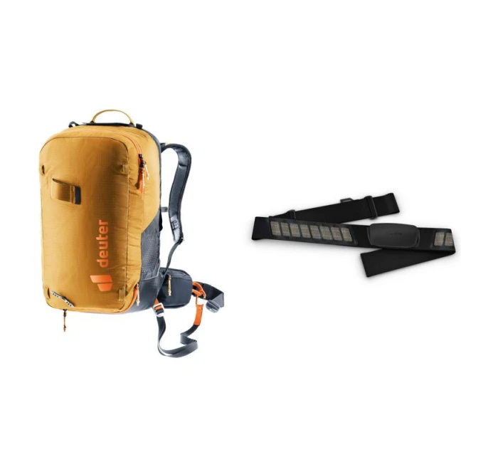 Batoh Deuter Alproof Lite 20 SL - cinnamon/black + Garmin HRM Dual sensor Batoh Deuter Alproof Lite 20 SL - cinnamon/black + Garmin HRM Dual sensor