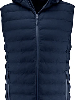 James Harvest Woodlake Vest Men Pánska vesta „Woodlake Heights“ 62.1043 námornícka modrá