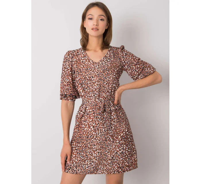 Šaty LK SK 508079.47P hnedá