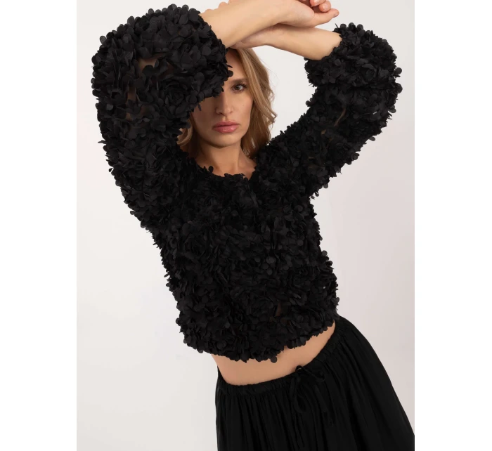 Blúzka MI BZ 26158.20 čierna Blúzka MI BZ 26158.20 čierna