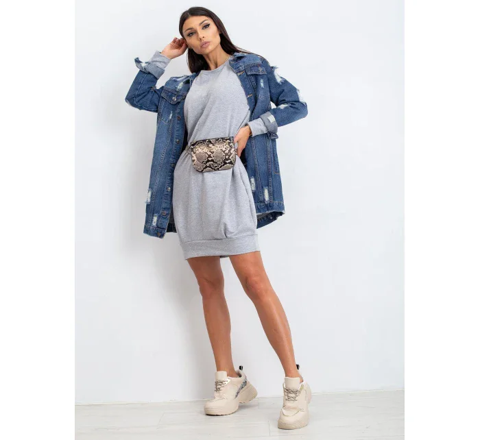 Šaty RV TU model 14827208 šedá - FPrice Šaty RV TU model 14827208 šedá - FPrice