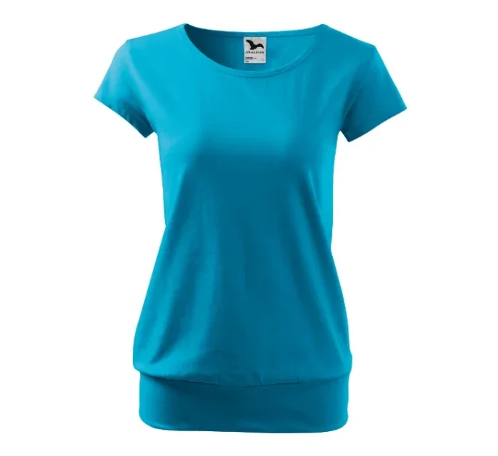 Dámske tričko City tyrkysová