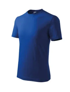 Základné tričko pre deti kráľovská modrá