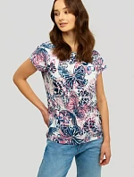 Dámsky top - GPS22TOP724 - Tlač 42 - Greenpoint